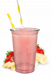 KUBEK PLASTIKOWY SMOOTHIE fi78mm 250ml a50szt