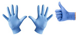Rękawice nitrylowe nitrylex blue S 100 szt