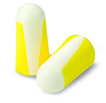 Zatyczki stopery do uszu BIAŁO-ŻÓŁTE wkładki przeciwhałasowe 100szt