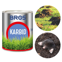 BROS KARBID GRANULOWANY ŚRODEK NA KRETY 500g