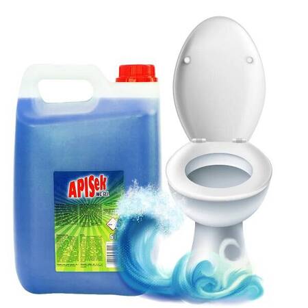 APISEK WC GEL, WANNA, GLAZURA, ZLEWY 5L